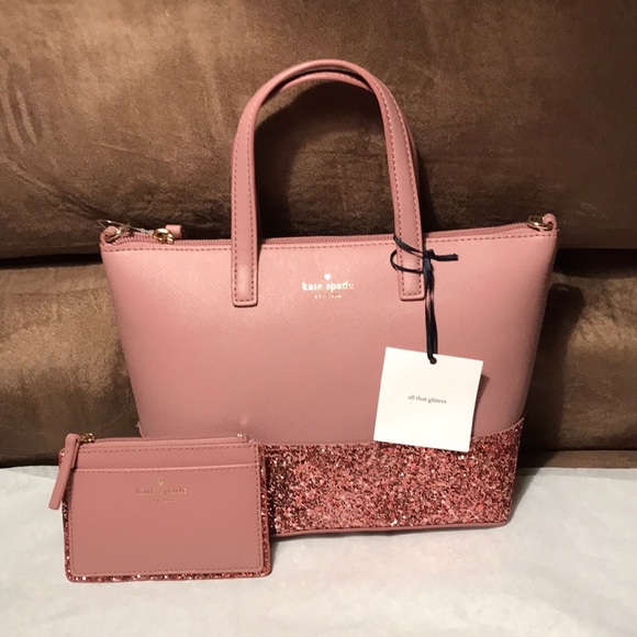 kate spade pink and maroon purse